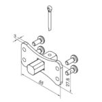 Perno quadro 10mm