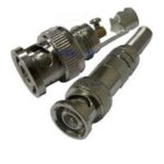 Connettore BNC a vite maschio con cover metallica per RG59