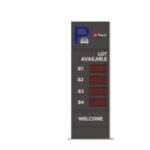 Pannello LED parking spot esterno 4 layer x4 cifre