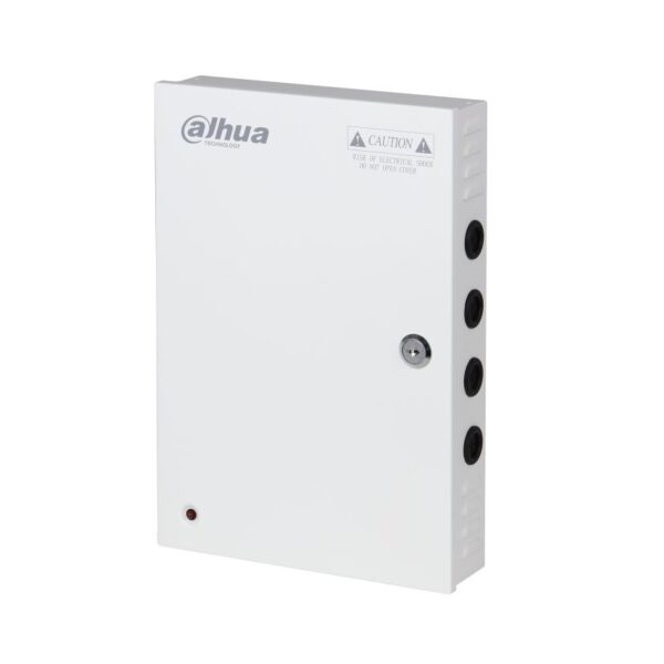 Alimentatore box 12 Vdc 20A, 19 uscite a morsetti