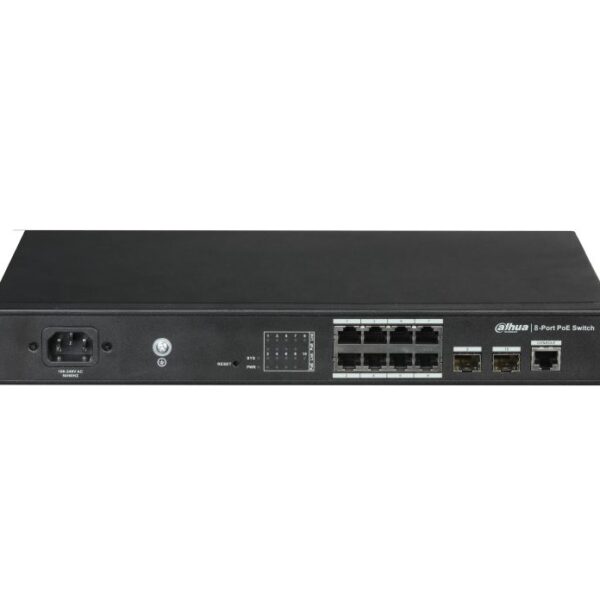 Switch managed 10 porte Gigabit (8 PoE 150 W)
