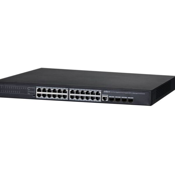 Switch managed 28 porte Gigabit (24 PoE <370 W)