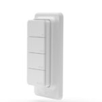 Shelly BLU RC Button4 - Telecomando a muro con 4 tasti Bluetooth. Colore bianco