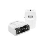 Shelly EM Gen3 - Modulo contatore energia Wi-Fi/BT + pinza amperometrica 50A. Colore bianco