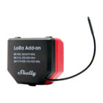 Shelly LoRa Add-on | Modulo Add-on via radio connessione 5KM. Colore nero