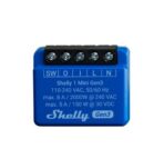 Shelly Mini 1 Gen3 - Smart Relay contatto pulito 8A AC/DC WiFi/BT/Matter. Colore blu