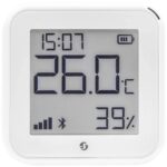 Shelly Sensore Temperat&Umid Wi-Fi + Bluet con display Gen3 Bianco. Colore bianco