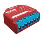 Shelly Plus 1PM - Smart Relay 16A AC/DC WiFi/BT + PM. Colore rosso