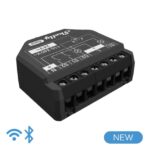 Shelly Plus 2PM Gen3 - Smart Relay Tapparelle 16A AC/DC WiFi/BT/Matter + PM. Colore nero
