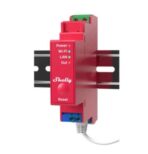 Shelly Pro 1PM - IP Smart Relay DIN 1ch. LAN/WiFi/BT + PM. Colore rosso