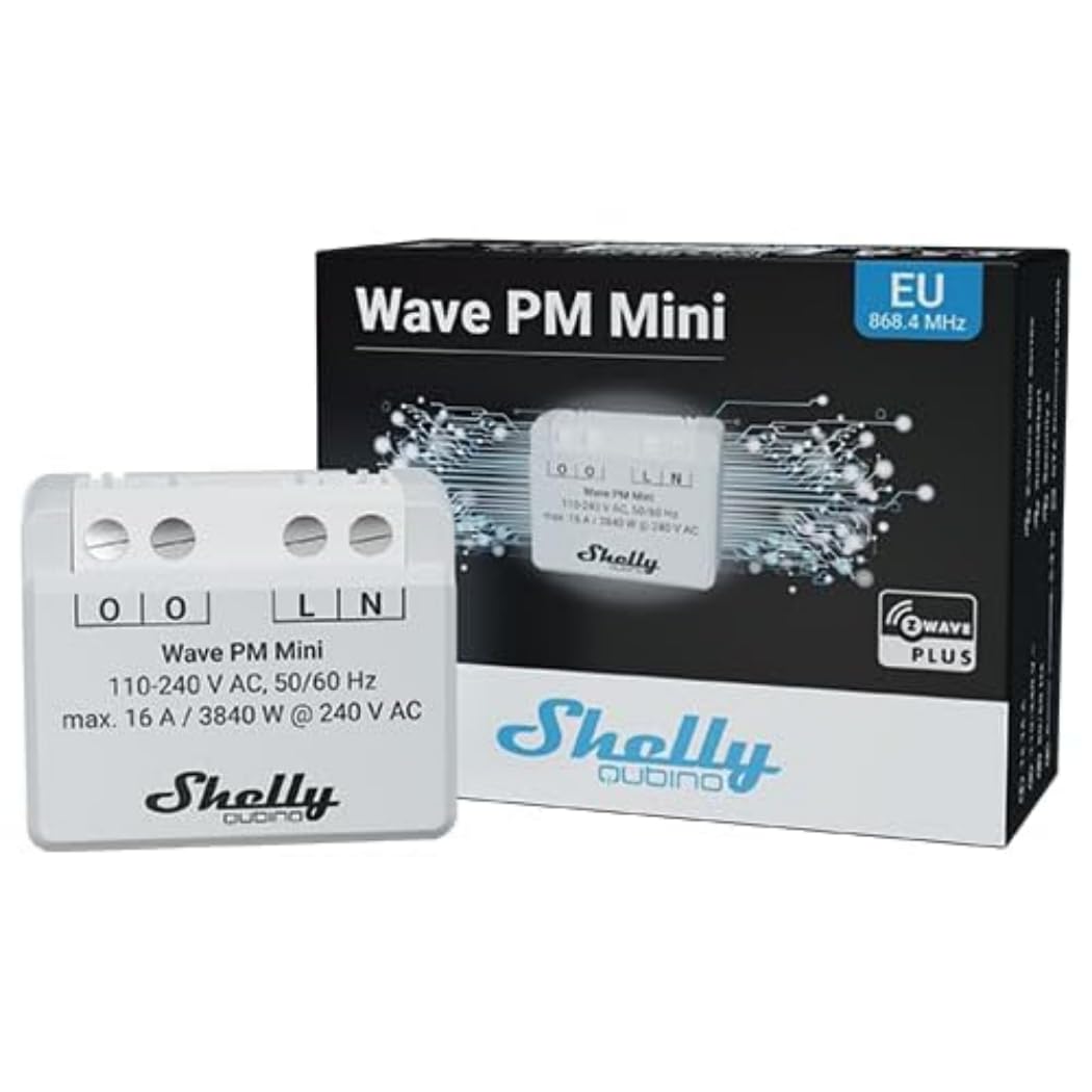 SH-QBWAVPMM -- 000 (54376) Shelly Qubino Wave PM Mini. Colore grigio - immagine 1