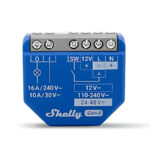 Shelly 1 Gen4 - Smart Relay contatto pulito 16A AC/DC WiFi/BT/Matter/Zigbee. Colore blu
