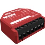 Shelly 1PM Gen4 - Smart Relay 16A AC/DC WiFi/BT/Matter/Zigbee PM. Colore rosso