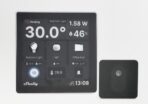 Shelly Wall Display + Sensore H&T - Pannello con Display touch Nero. Colore nero