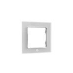 Shelly Wall Frame 1 - Placca da parete bianca compatibile Legrand. Colore bianco
