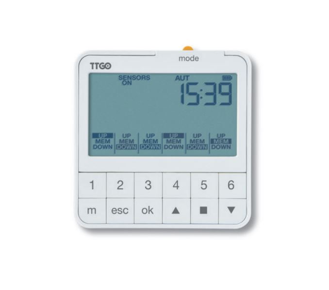 TGTIME 6WW -- 000 (23502) Programmatore orario a parete via radio, con display grafico lcd. Alimentazione a batteria e gestione di 6 canali radio. - immagine 1