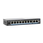 Switch PoE+ (Unmanaged) 8 porte 10/100 FE + 2 porte Uplink 10/100/1000 GE