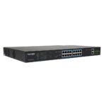 Switch PoE+ (Unmanaged) 16 porte 10/100 FE + 2 porte Uplink 10/100/1000 GE + 2 porte SFP 1000 Mbps