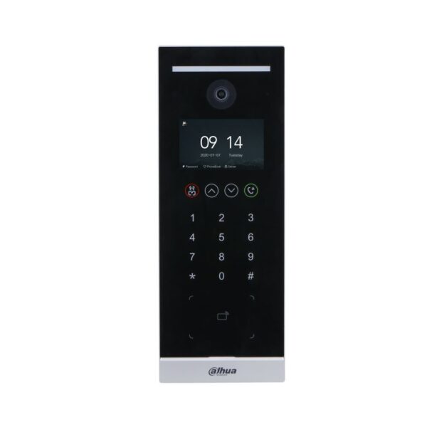 Posto esterno VTO IP touch, lettore card 125 kHz, pswd