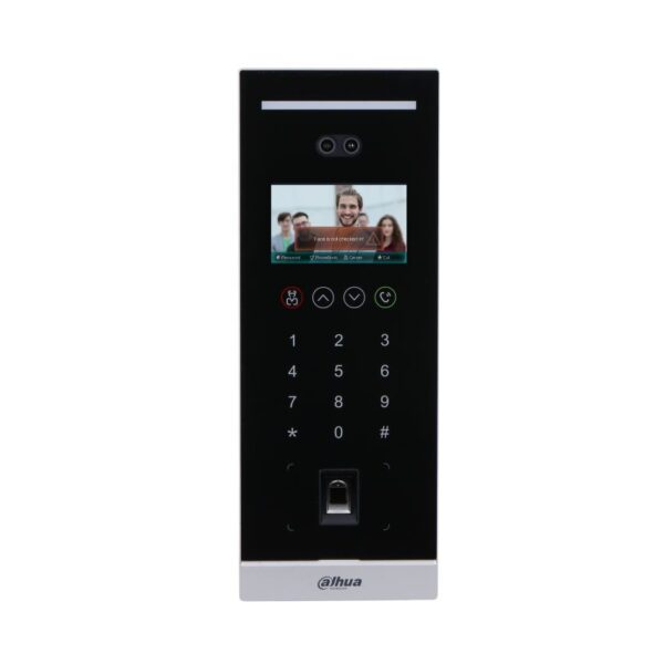 Posto esterno VTO IP touch, lettore card, face rec., pswd