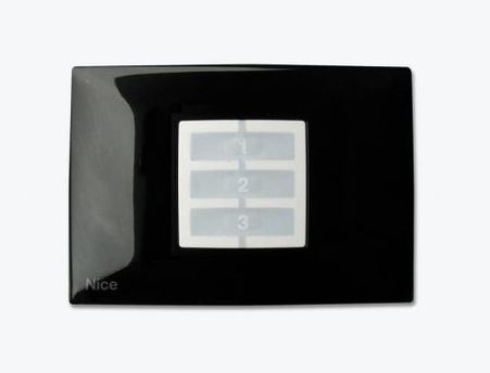 WRB -- 000 (9696) Placca a parete rettangolare, nero - immagine 1