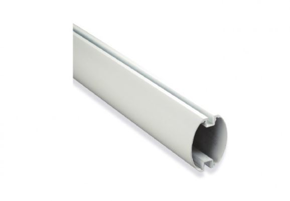XBA14 -- 000 (9059) Asta in alluminio verniciato bianco 69x92x4150 mm - immagine 1