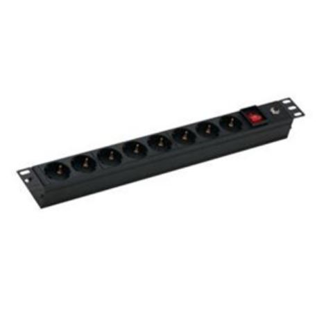 ZZM10-PDU -- 000 (6117) Ciabatta 9 prese Schuko 4000W - immagine 1