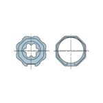 Ottagonale 40x(0,6÷0,8) ruota + corona