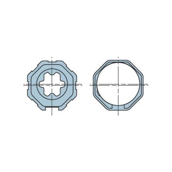 Ottagonale 40x(0,6÷0,8) ruota + corona