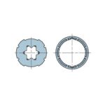 Adattatore Tondo 44x1,5 Benthin ruota + corona