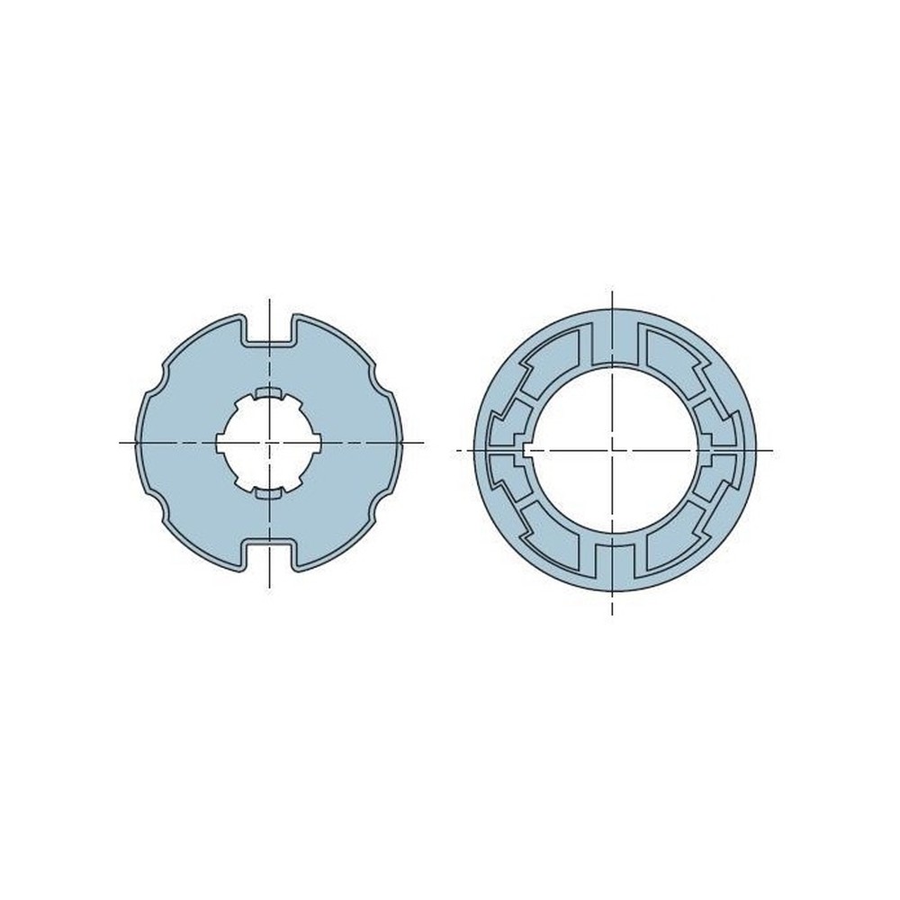 515.17800 Ogiva 78x(1÷1,5) ruota + corona - immagine 1
