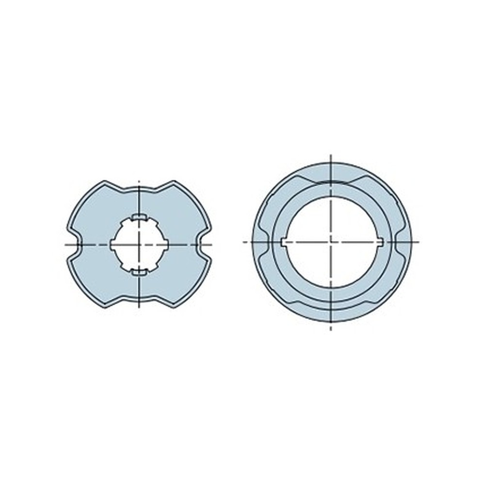 515.28000 ZF80 ruota + corona - immagine 1