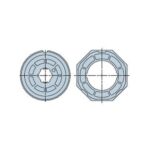 Adattatore tondo 102x(1,5÷2) ruota + corona