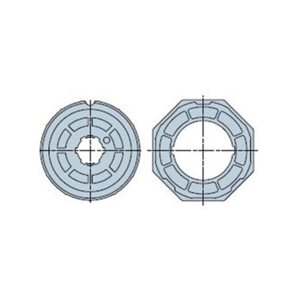 Adattatore tondo 102x(1,5÷2) ruota + corona