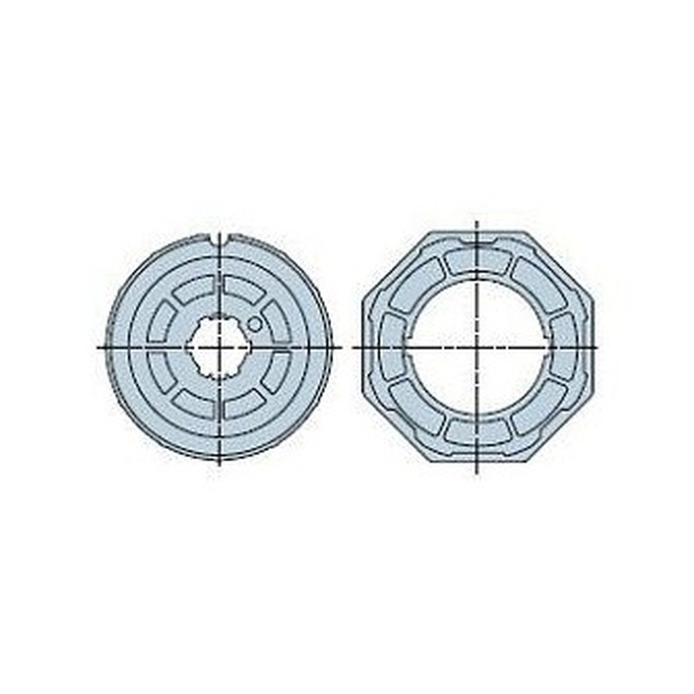 516.01022 Adattatore tondo 108x3,5 ruota + corona - immagine 1