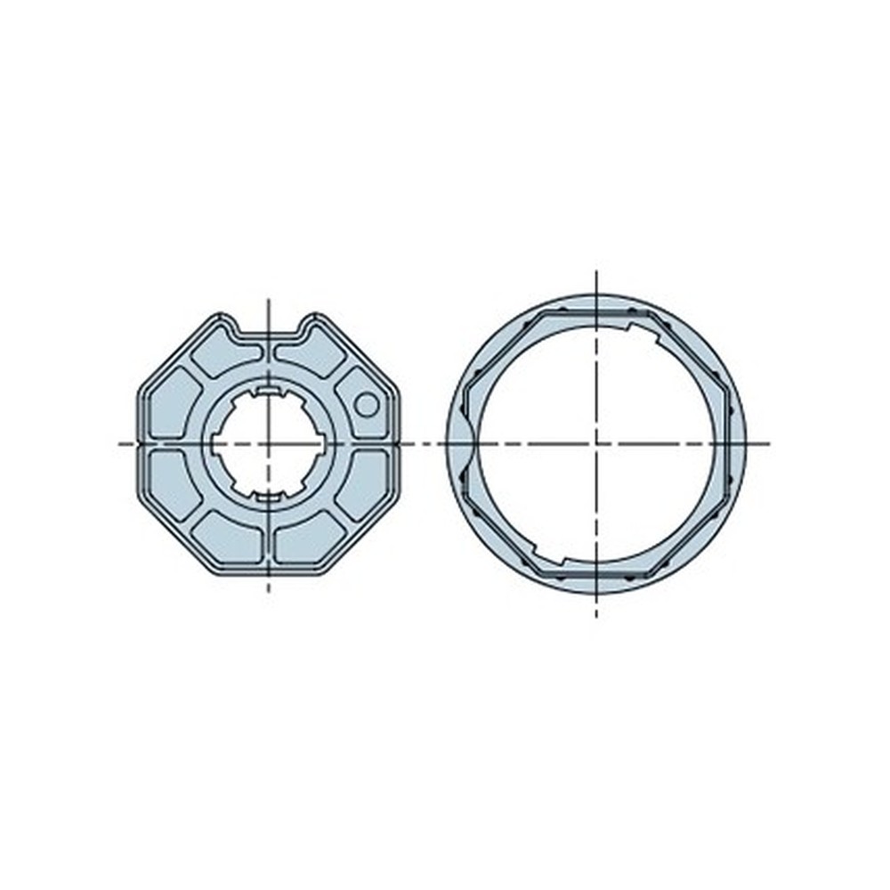 516.07015 Adattatore ottagonale 70x1,5 ruota + corona - immagine 1