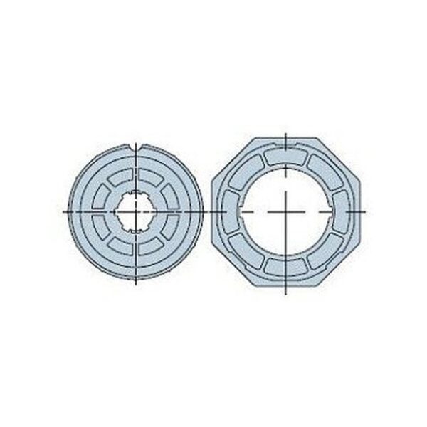 Adattatore tondo 102x3 ruota + corona
