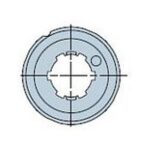 Adattatore tondo 64x2 ruota + corona