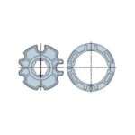Adattatore ogiva 85x1 ruota + corona