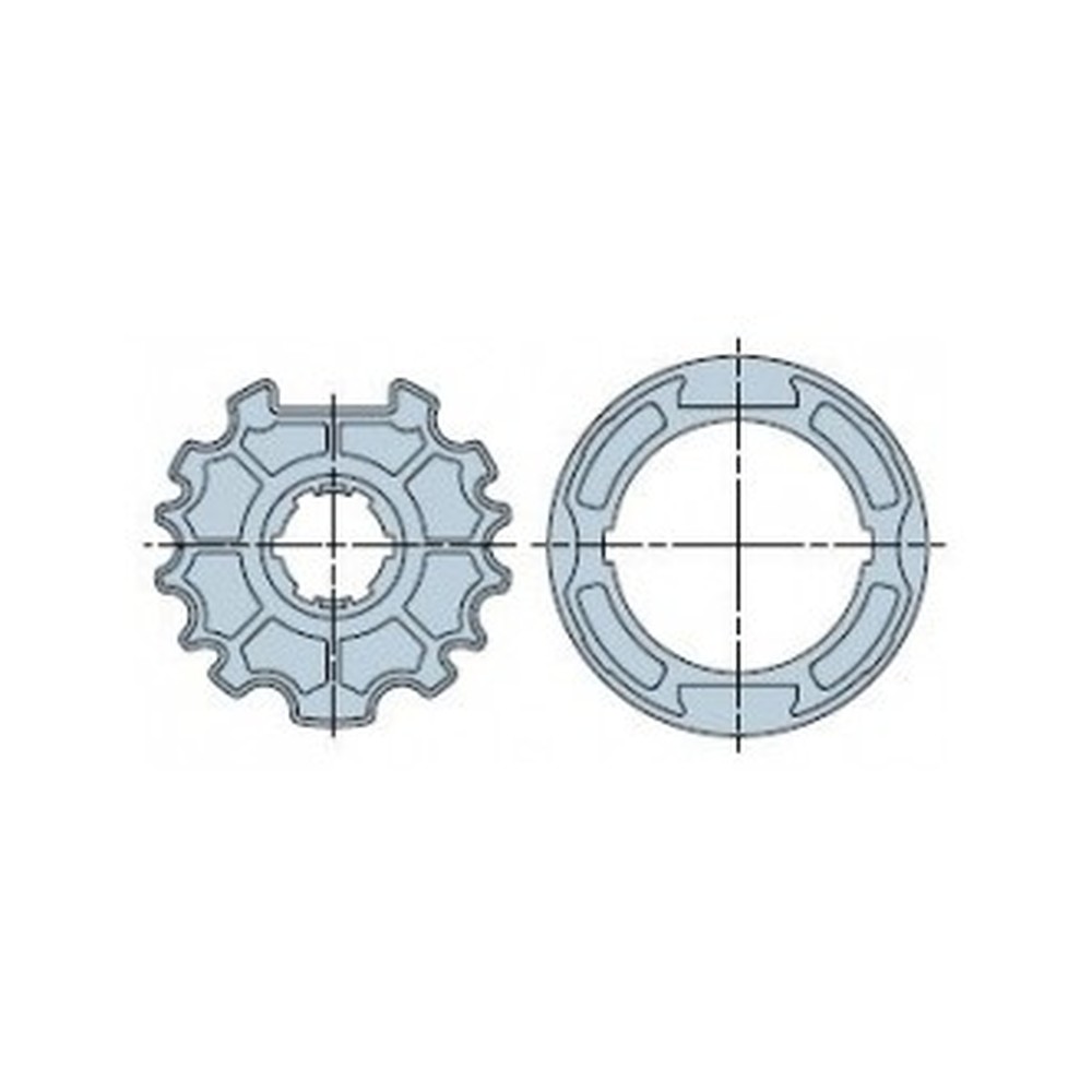 516.28900 Adattatore tondo 89x1 (Deprat) ruota + corona - immagine 1