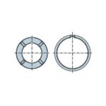 Tondo 102x2 mm con fori filettati M8 ruota + corona
