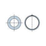 Tondo 108x3,6 mm senza fori filettati ruota + corona