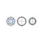 Tondo 159x4,5 mm con fori filettati M8 ruota + 2 corone ad innesto una sull'altra