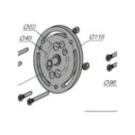 Supporto per tende, satinato (accoppiabile all’art. 525.10050)