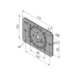 Supporto 175x120 per fianchi