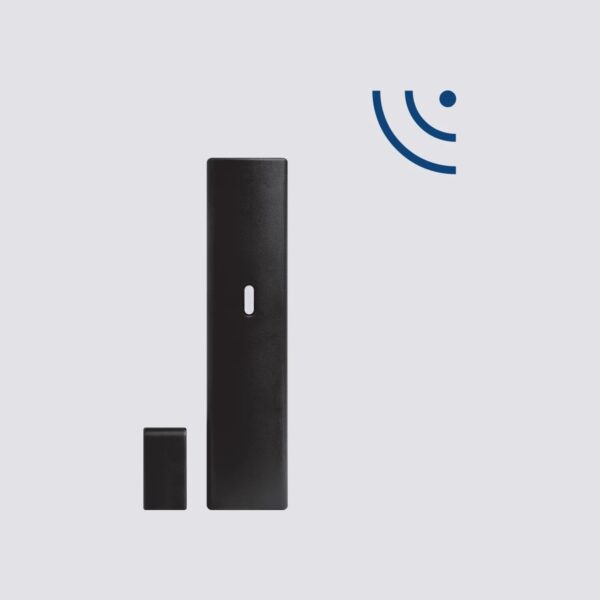 Contatto magnetico via radio bidirezionale in contenitore termoplastico NERO.