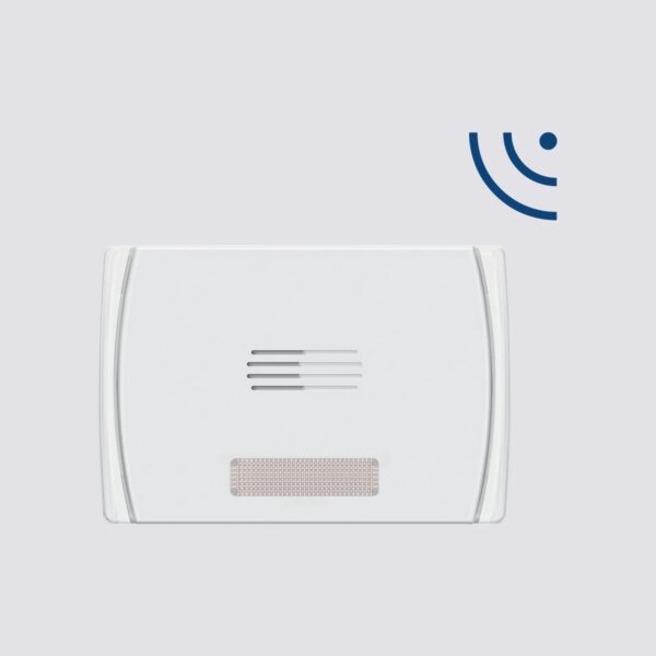 Sirena per interno wirless 868Mhz bidirezionale con segnalatore ottico. 85dB (A) @1m.
