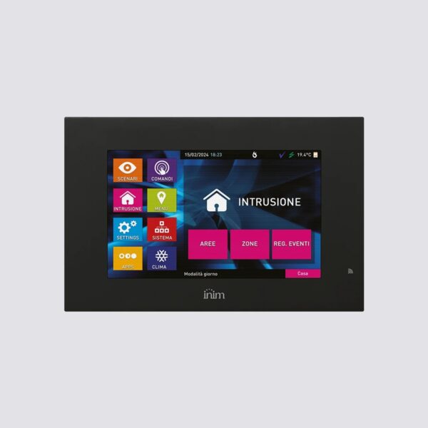 Interfaccia utente Touch Screen 7" su I-Bus. Lettore di prossimità.