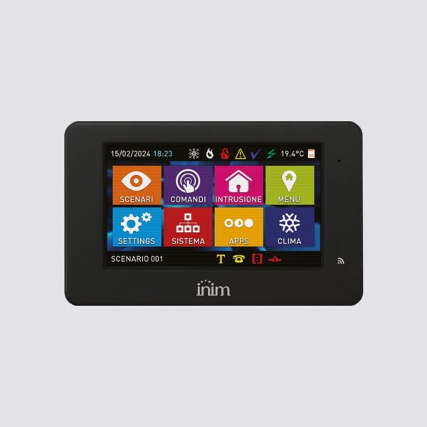 Interfaccia utente Touch Screen 4,3" su I-Bus. Lettore di prossimità.