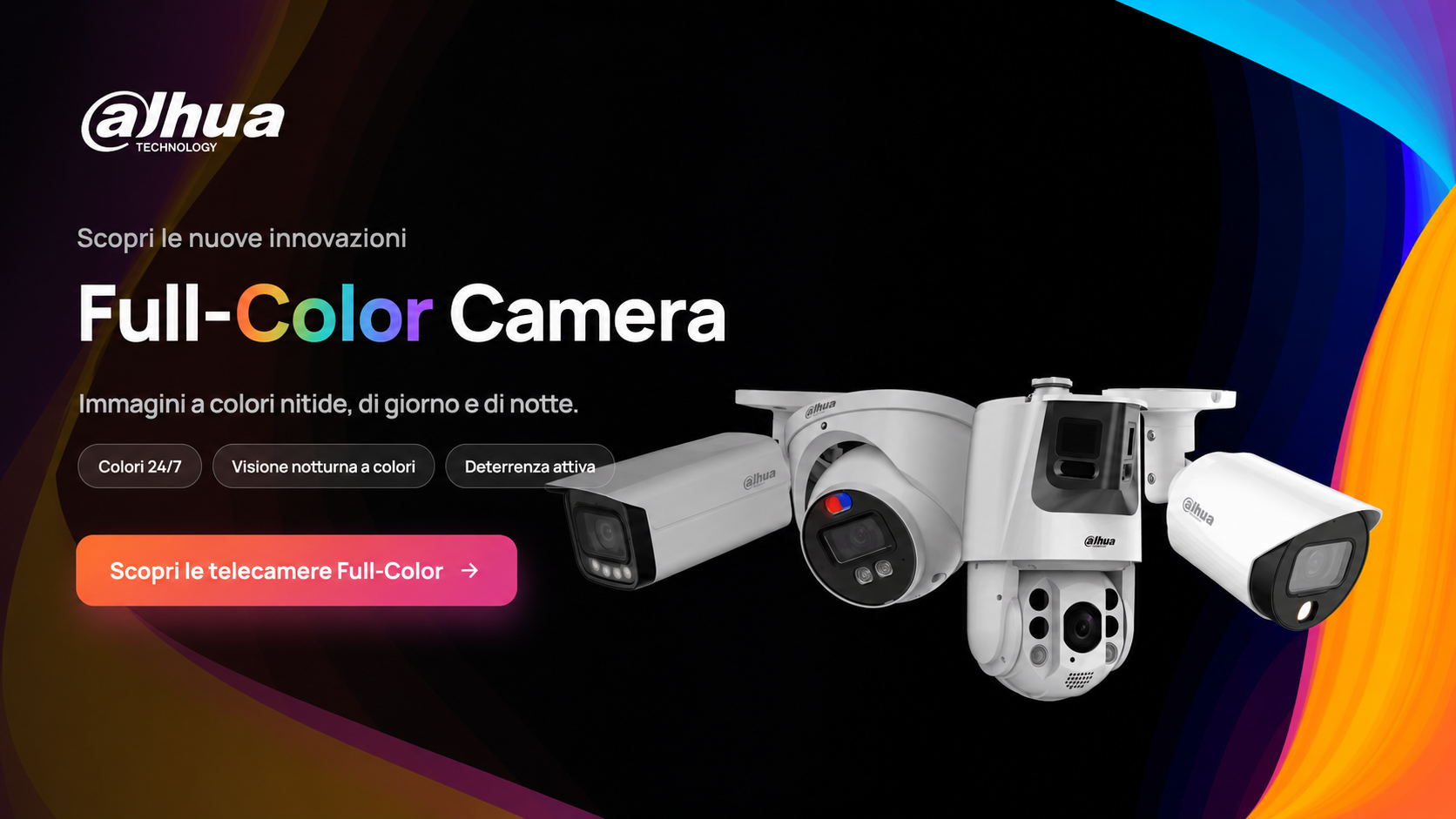 Telecamere Full Color Notturne Dahaua